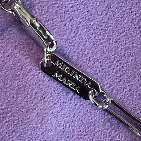 MELINDA MARIA TEARDROP LARIAT NECKLACE, NEW WITHOUT TAGS - Picture 6 of 10